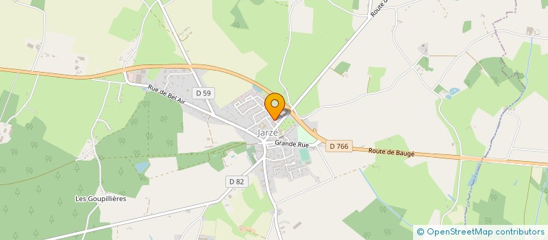 localisation de l'entreprise SCI ESPACE ELDE  LOIRE-AUTHION