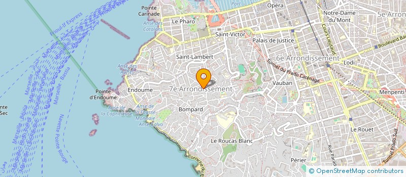 localisation de l'entreprise SCI ESPACE ESCAT à MARSEILLE