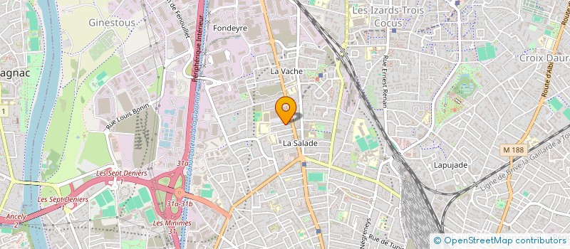 localisation de l'entreprise SCI ESPACE FOCH  TOULOUSE