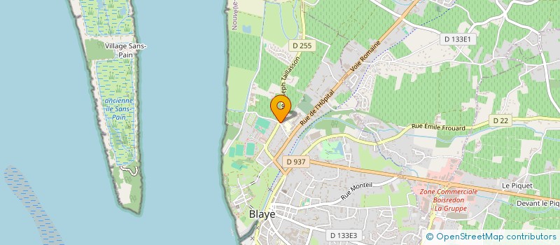 localisation de l'entreprise SCI ESPACE G  BLAYE