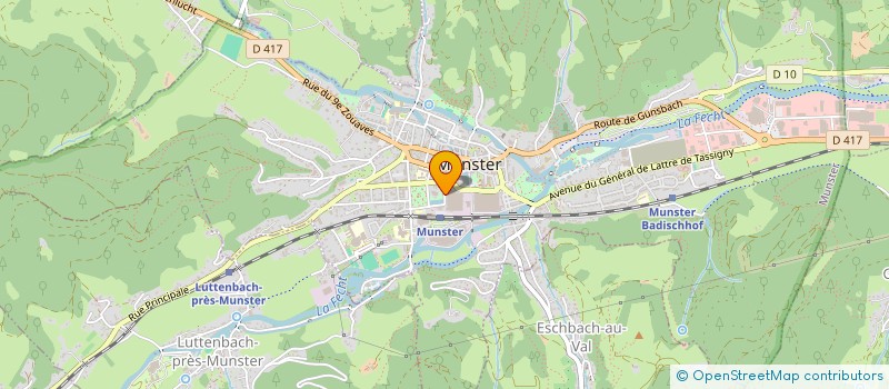 localisation de l'entreprise SCI ESPACE GRAND'RUE  MUNSTER