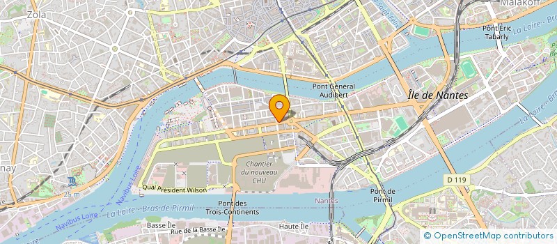 localisation de l'entreprise SCI ESPACE IMMO à NANTES