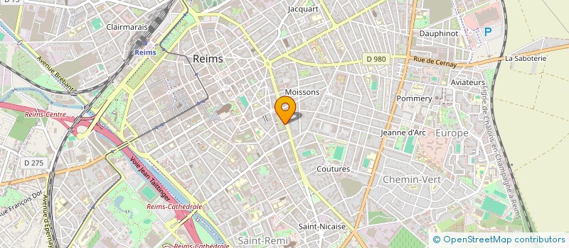 localisation de l'entreprise SCI ESPACE IMMOBILIER  REIMS