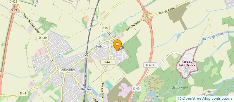 localisation de l'entreprise SCI ESPACE IMMOBILIER  FELDKIRCH