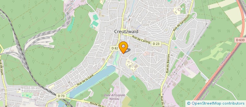 localisation de l'entreprise SCI ESPACE KINE SANTE  CREUTZWALD