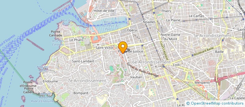 localisation de l'entreprise SCI ESPACE LUMINEON à MARSEILLE