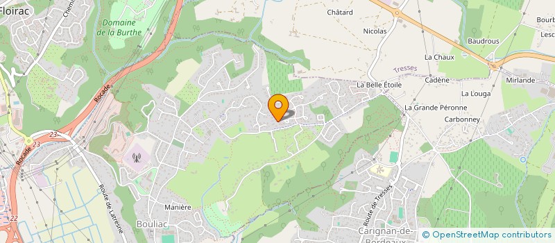 localisation de l'entreprise SCI ESPACE MARNE  BOULIAC