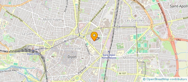 localisation de l'entreprise SCI ESPACE MOLABO à DIJON