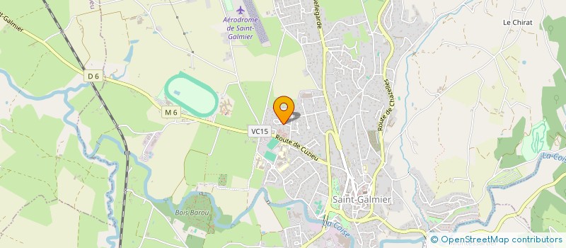 localisation de l'entreprise SCI ESPACE PLUS  SAINT-GALMIER