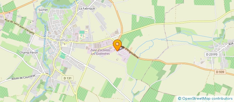 localisation de l'entreprise SCI ESPACE SANTE DE L'EUROPE  MATHA