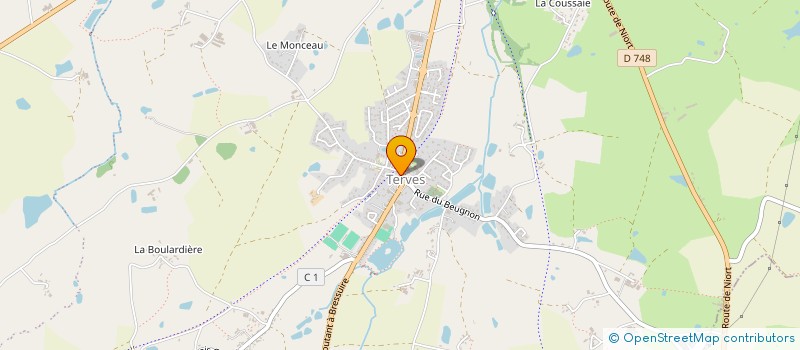 localisation de l'entreprise SCI ESPACE SANTE ENERGIE  BRESSUIRE