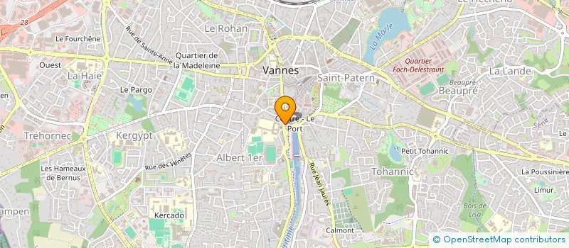 localisation de l'entreprise SCI ESPACE TACOMA à VANNES