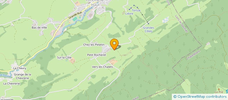 localisation de l'entreprise SCI ESPACE VAL FONCINE  FONCINE-LE-HAUT