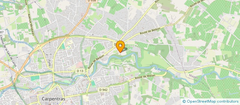 localisation de l'entreprise SCI ESPACE VENTOUX à CARPENTRAS