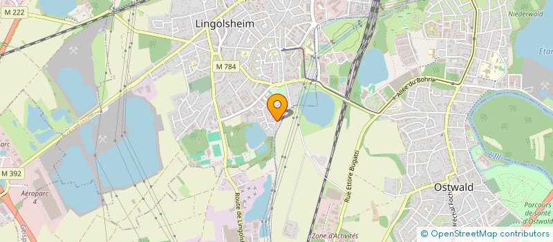 localisation de l'entreprise SCI ESPACE VIGIE  LINGOLSHEIM