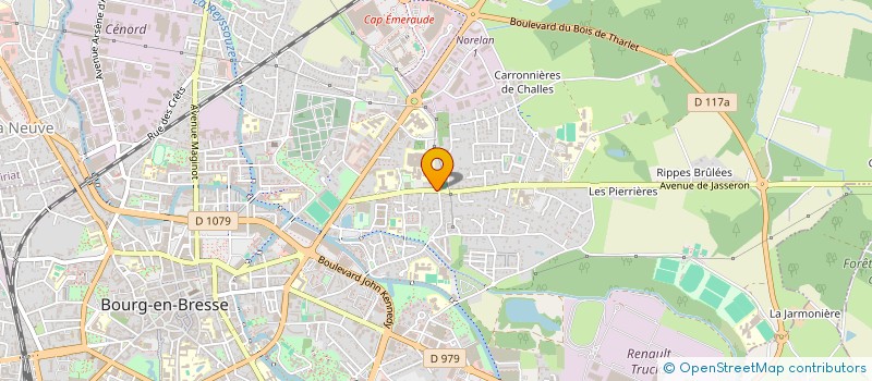 localisation de l'entreprise SCI ESPACE VILLARD à BOURG-EN-BRESSE