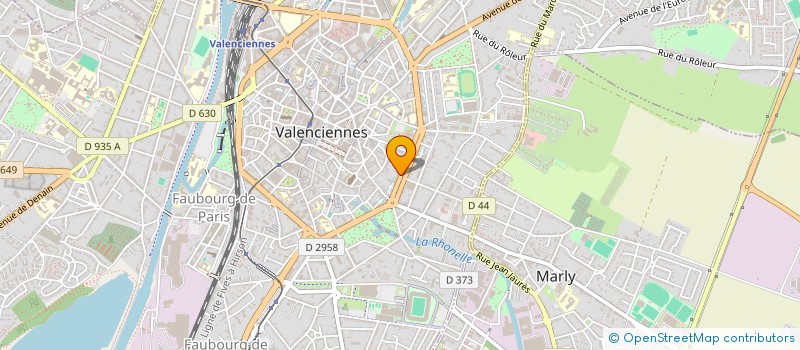 localisation de l'entreprise SCI ESPACE WATTEAU  VALENCIENNES