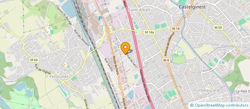 localisation de l'entreprise SCI ESPACES  MONTBERON