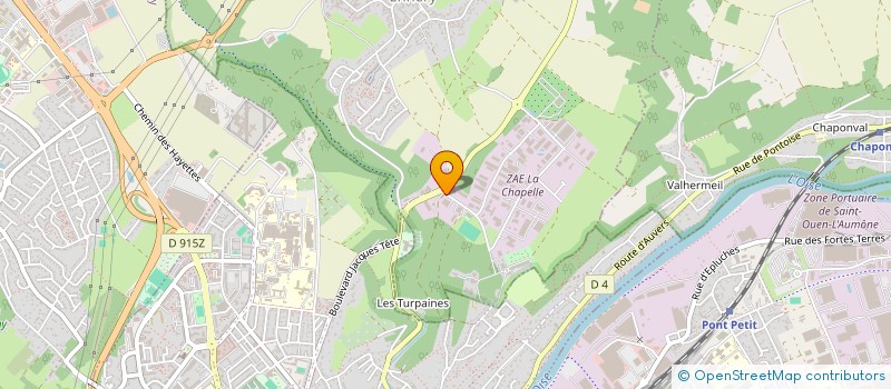 localisation de l'entreprise SCI ESPACES ET DEVELOPPEMENT à ENNERY