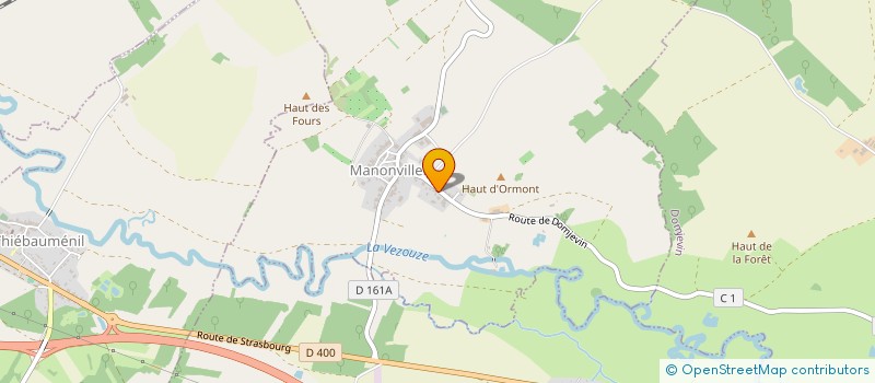 localisation de l'entreprise SCI ESPADA  MANONVILLER