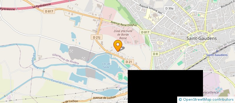 localisation de l'entreprise SCI ESPAGAMO  SAINT-GAUDENS