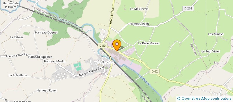 localisation de l'entreprise SCI ESPAGNAC à SOTTEVAST