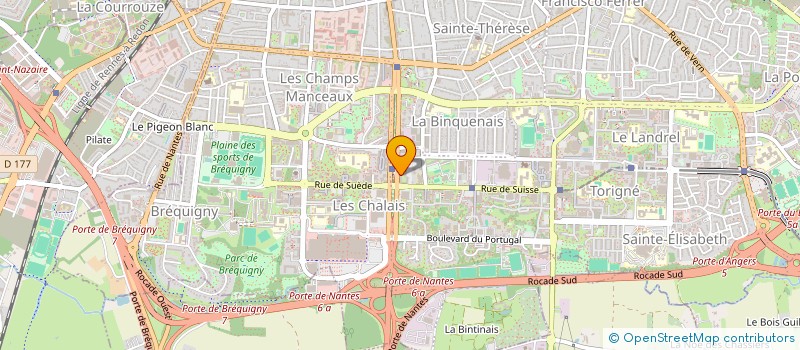 localisation de l'entreprise SCI ESPAGNE 2  RENNES
