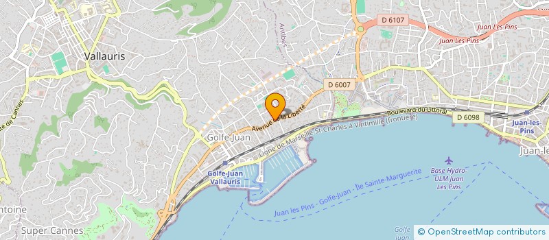 localisation de l'entreprise SCI ESPANOL à VALLAURIS