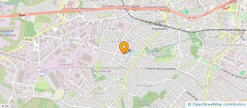 localisation de l'entreprise SCI ESPARRUS à COLOMIERS