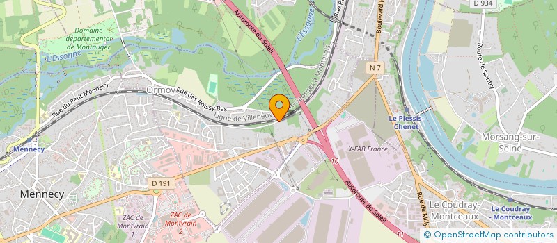 localisation de l'entreprise SCI ESPERANCA  ORMOY