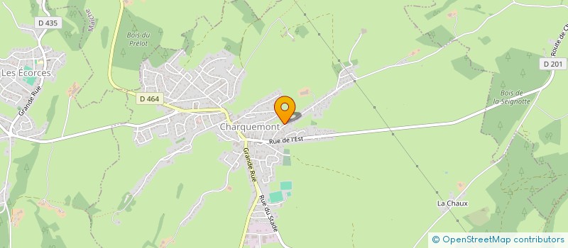 localisation de l'entreprise SCI ESPERANCE  LES ECORCES