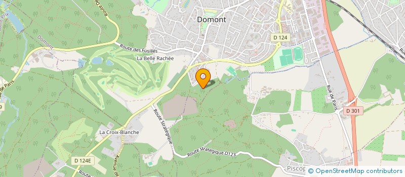 localisation de l'entreprise SCI ESPERANCE  DOMONT