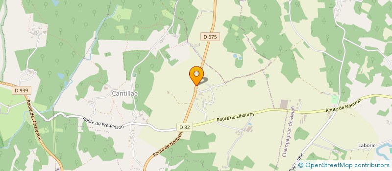 localisation de l'entreprise SCI ESPERANCE à BRANTOME EN PERIGORD