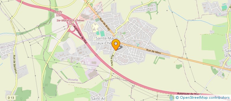 localisation de l'entreprise SCI ESPERANCE  SAINTE-MARIE-AUX-CHENES