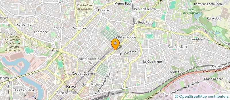 localisation de l'entreprise SCI ESPERANCE  BREST