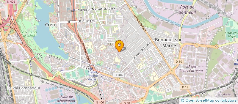 localisation de l'entreprise SCI ESPERANCE à BONNEUIL-SUR-MARNE