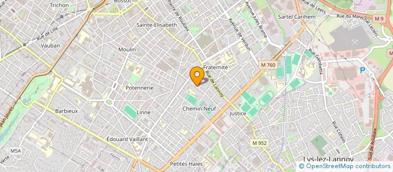 localisation de l'entreprise SCI ESPERANCE  ROUBAIX