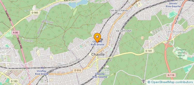 localisation de l'entreprise SCI ESPERANCE  CHAVILLE