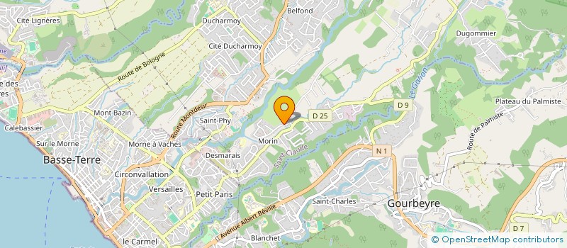 localisation de l'entreprise SCI ESPERANCE à SAINT-CLAUDE