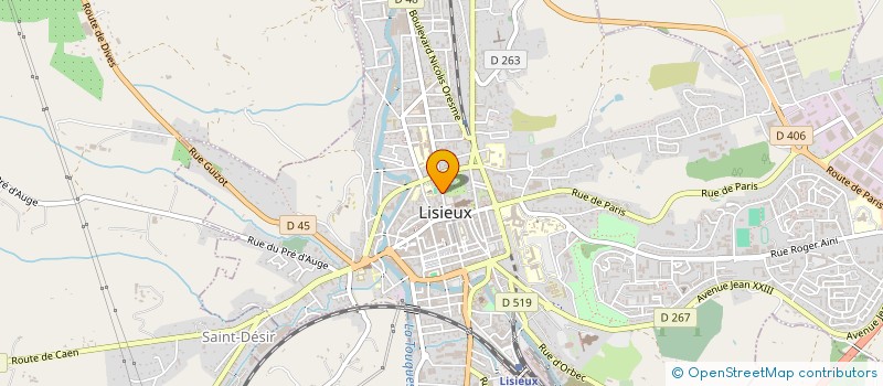 localisation de l'entreprise SCI ESPERANCE BEUZELIN à LISIEUX