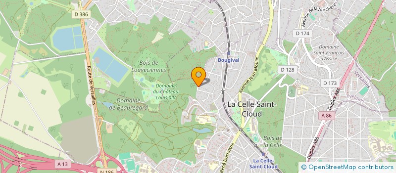 localisation de l'entreprise SCI-ESPERANCE-HOULGATE  LA CELLE-SAINT-CLOUD