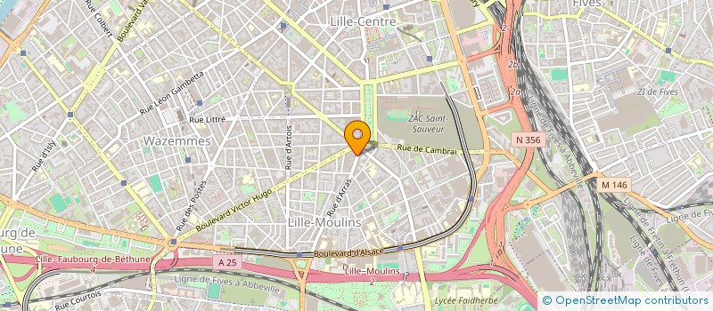 localisation de l'entreprise SCI ESPERANCE M.B. à LILLE