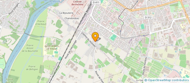 localisation de l'entreprise SCI ESPERANZA à ANGERS