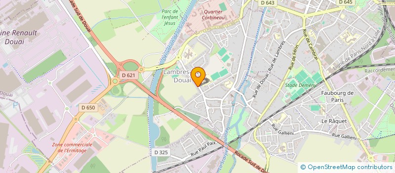 localisation de l'entreprise SCI ESPERANZA  BERTEAUCOURT-LES-DAMES