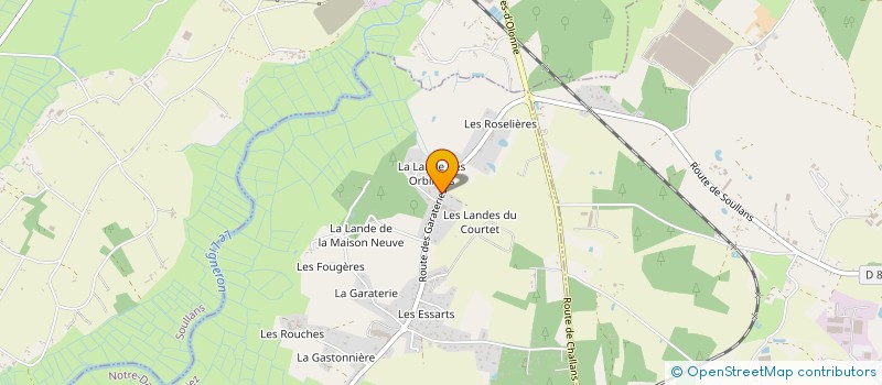 localisation de l'entreprise SCI ESPERANZA à NOTRE-DAME-DE-RIEZ