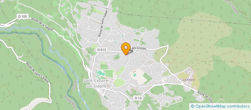 localisation de l'entreprise SCI ESPERANZA à SAINT-CEZAIRE-SUR-SIAGNE