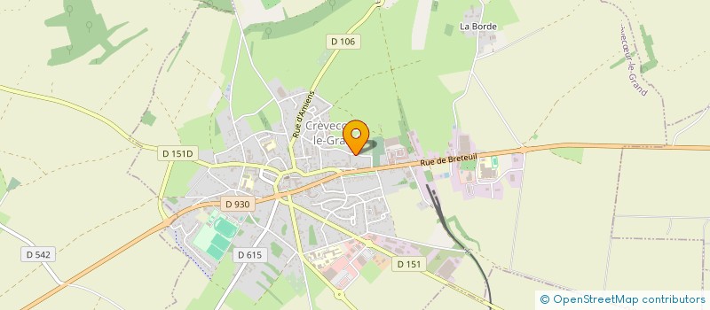 localisation de l'entreprise SCI ESPERANZA  CREVECUR-LE-GRAND