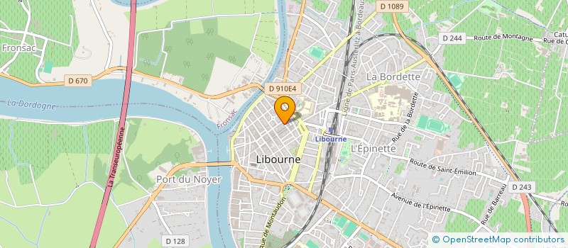 localisation de l'entreprise SCI ESPERANZA à LIBOURNE