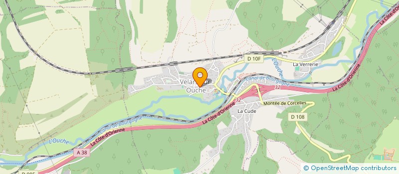 localisation de l'entreprise SCI ESPERENE  VELARS-SUR-OUCHE