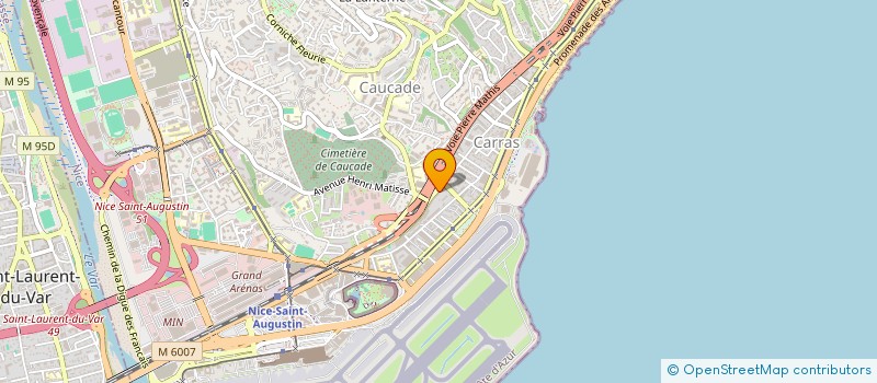 localisation de l'entreprise SCI ESPERENZA à NICE